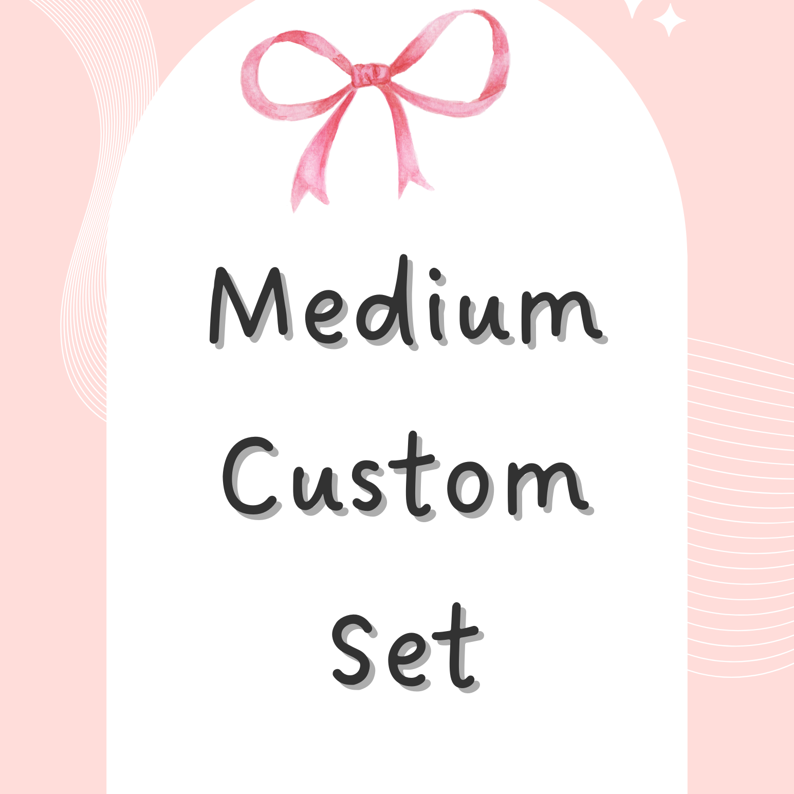 Medium Custom Press on nails Set