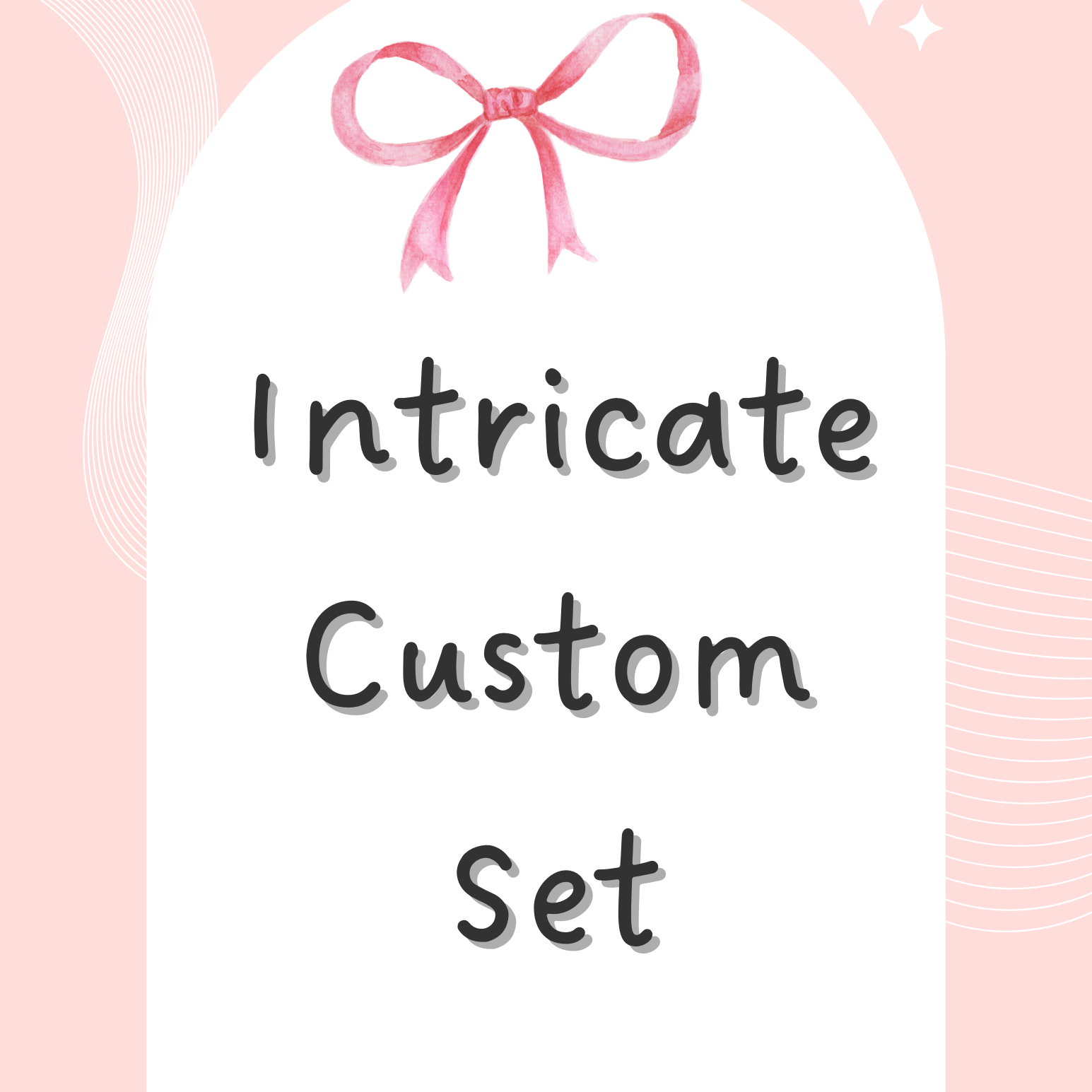 Intricate Custom Press on nails Set